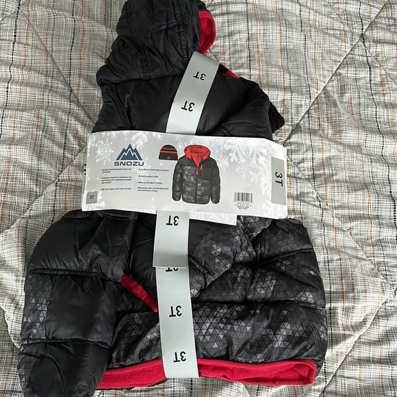 Snozu Boys' Toddlers' Fleece Lined Jacket with Hat - Picture 5 of 8